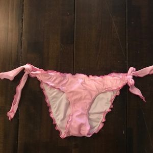Victoria’s Secret pink ruffle bottoms